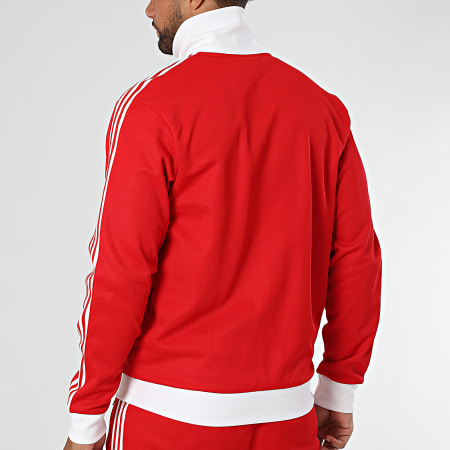 Adidas Originals - Ensemble De Survetement A Bandes CLassic TT IM4511 IM4547 Rouge Blanc